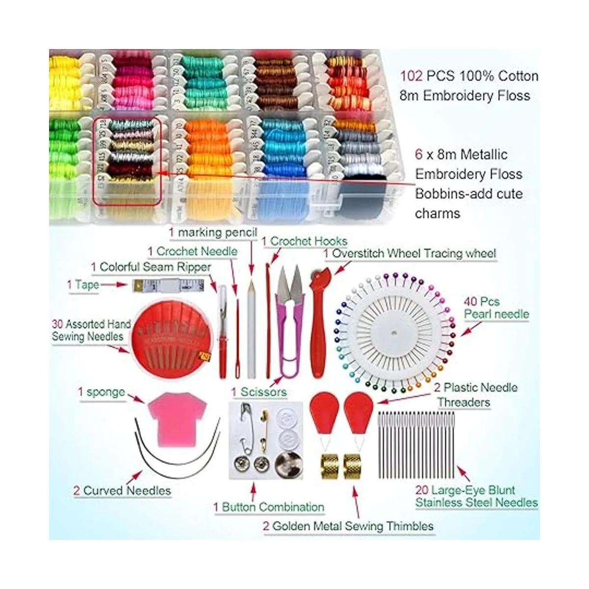 Kit de hilo de hilo de bordado con hilo de punto de cruz_4