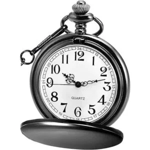 LYMFHCH Reloj clásico de bolsillo de cuarzo estilo_1