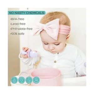 Grabease Baby and Toddler SelfFeeding Utensils Spoon and_6