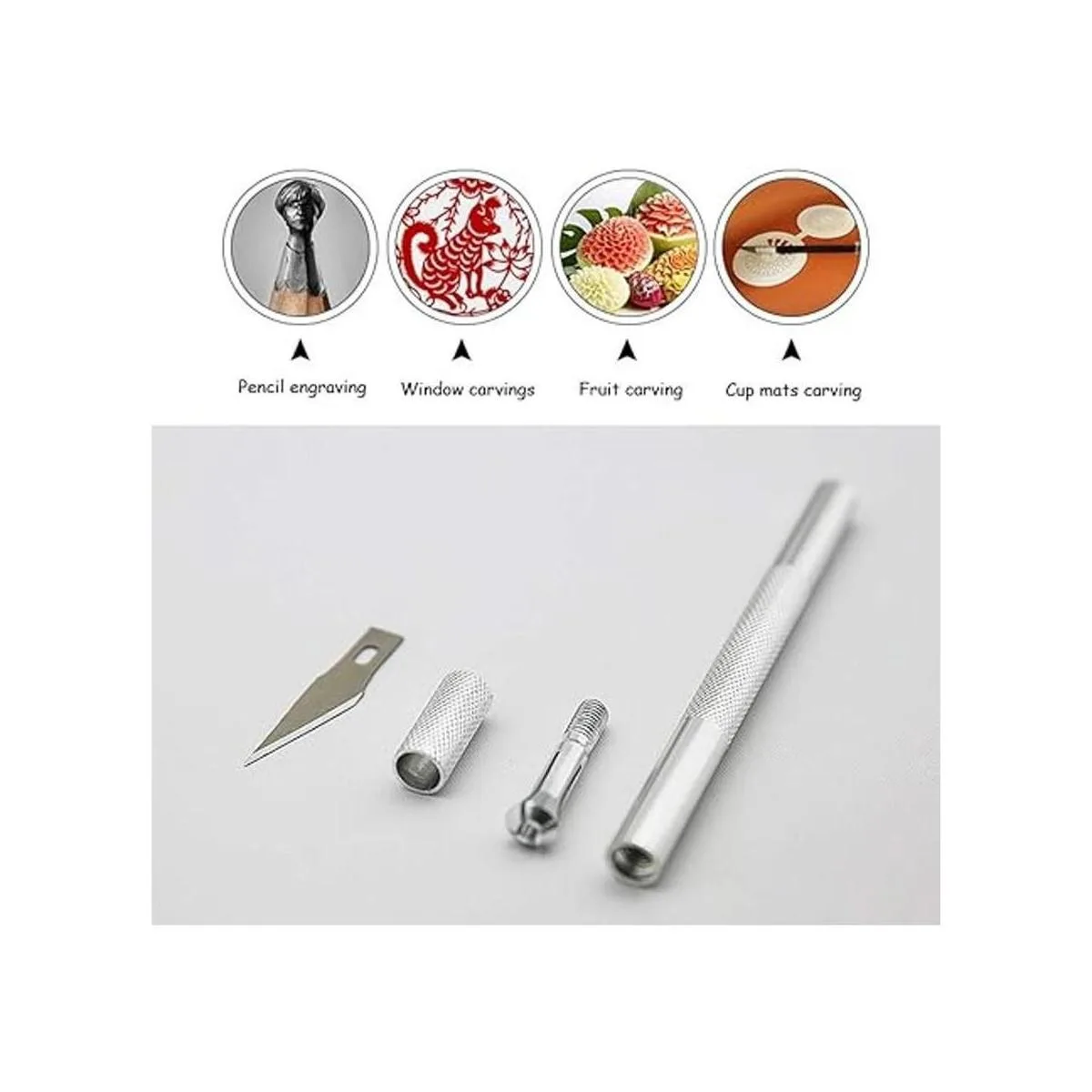 Comidox Juego de 2 cuchillos de acero inoxidable de_2