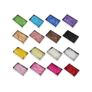 LJY 0.7LB Multicolor Raffia Papel Triturado y Hilos_2