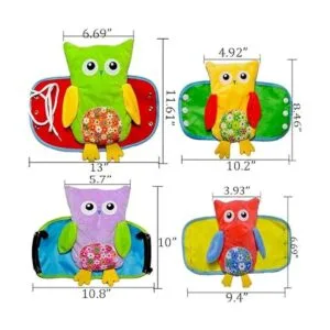 Extpro Aprende a vestir juguetes de muñeca de búho para_2