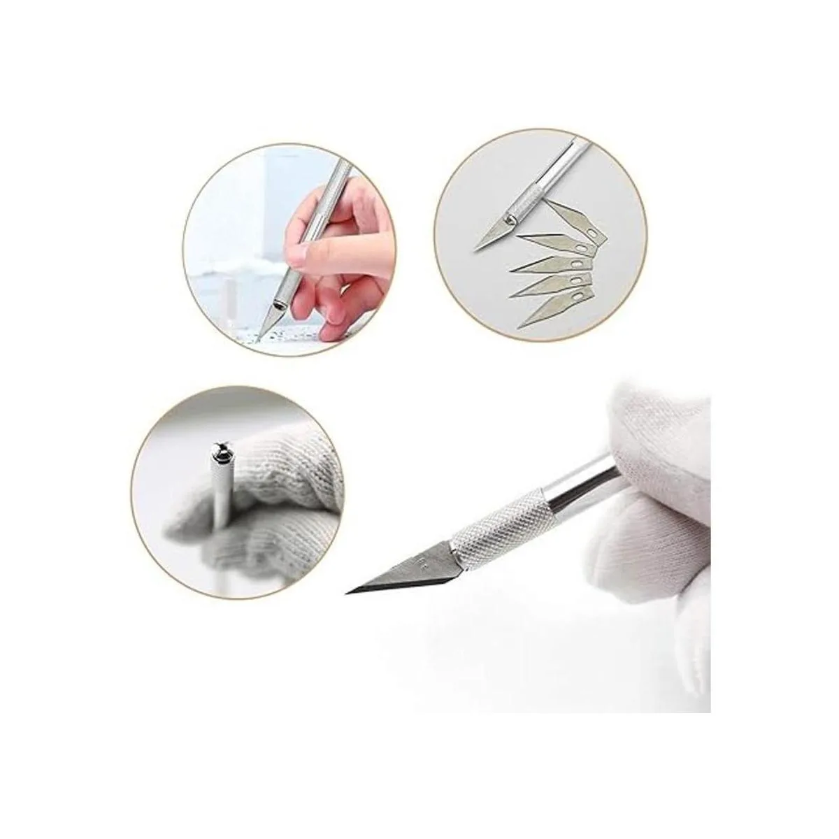 Comidox Juego de 2 cuchillos de acero inoxidable de_3