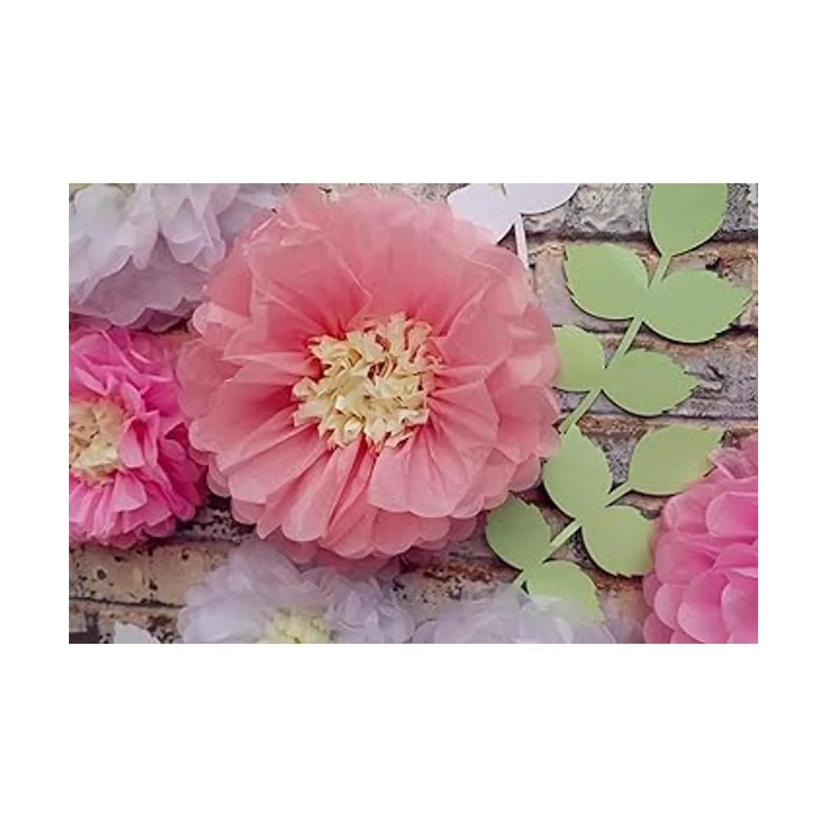 Fonder Mols Juego de 21 pompones de papel de seda con_5