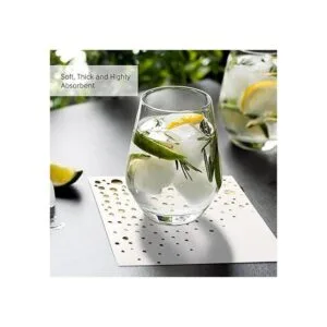 Elegantes servilletas doradas de 5 x 5 pulgadas paquete_4