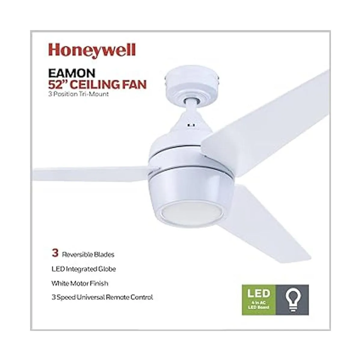Honeywell 50605 Eamon Ventilador de techo moderno con_2
