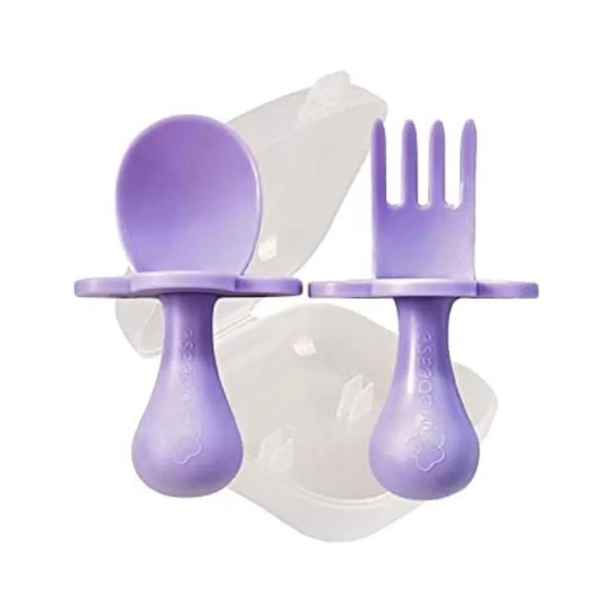 Grabease Baby and Toddler SelfFeeding Utensils Spoon and_1