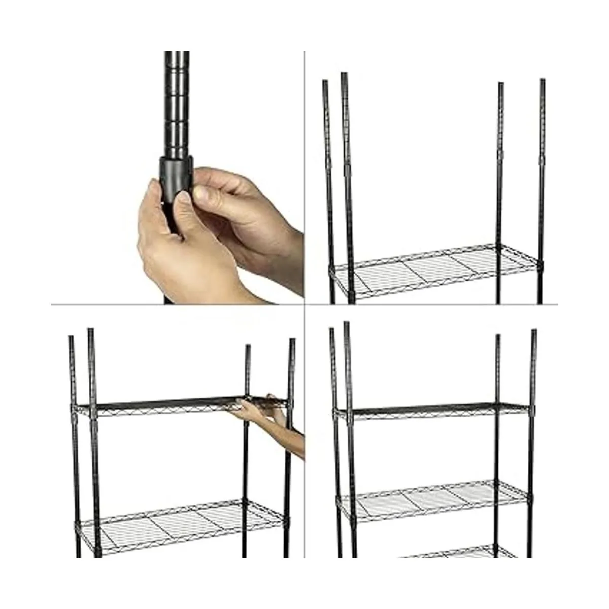 Clips para estantes de alambre paquete de 50 clips de_5