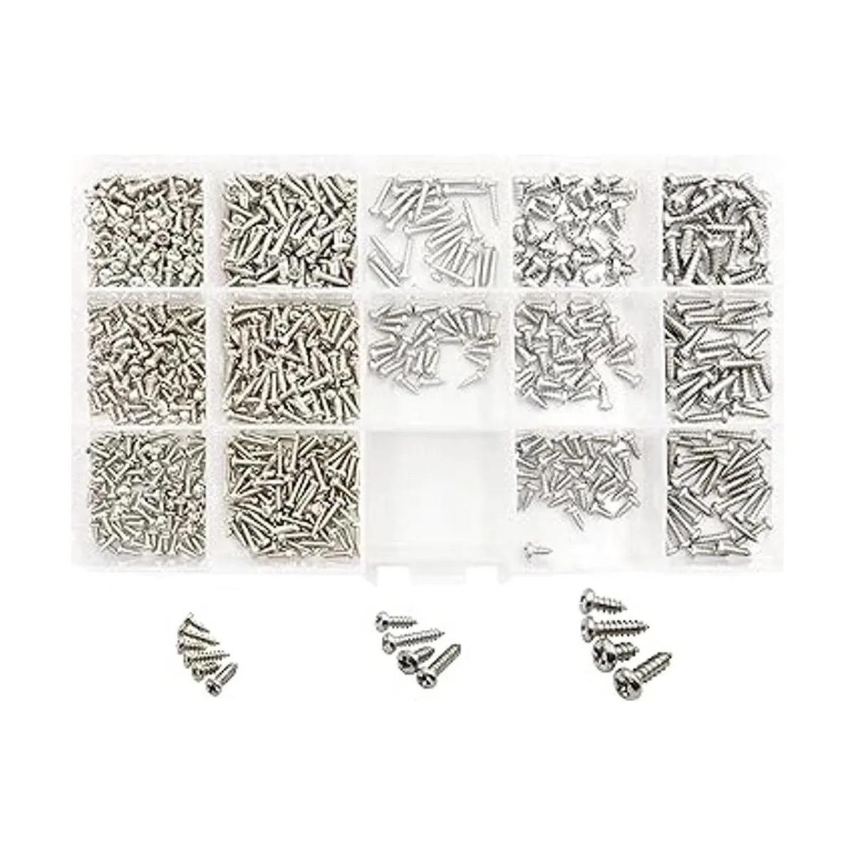 LBY 304 Juego de tornillos de cabeza redonda de acero_3