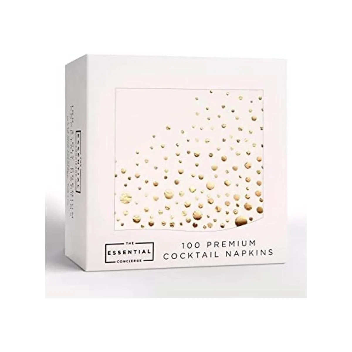 Elegantes servilletas doradas de 5 x 5 pulgadas paquete_1