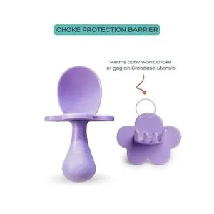 Grabease Baby and Toddler SelfFeeding Utensils Spoon and_3