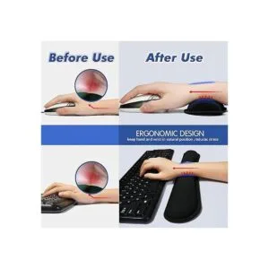 Almohadilla de reposamuñecas para ratón de 18.9 in para_5