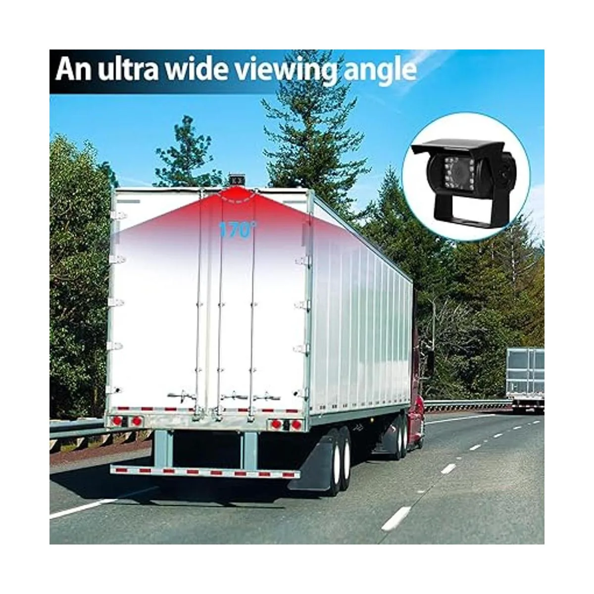 Cámara de respaldo para camión cámara de visión trasera_3