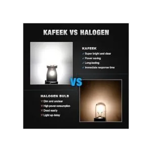 KAFEEK 20 bombillas LED T10 Wedge 194 168 2825 W5W_4
