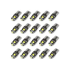 KAFEEK 20 bombillas LED T10 Wedge 194 168 2825 W5W_1