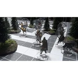 Arcknight Miniaturas de plástico plano juego de_3