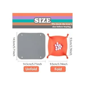 Cuencos plegables de almacenamiento para juegos de mesa_2