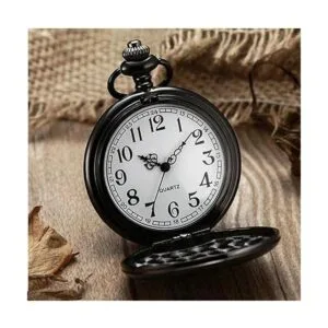 LYMFHCH Reloj clásico de bolsillo de cuarzo estilo_3