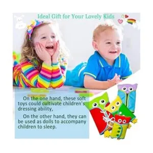 Extpro Aprende a vestir juguetes de muñeca de búho para_6