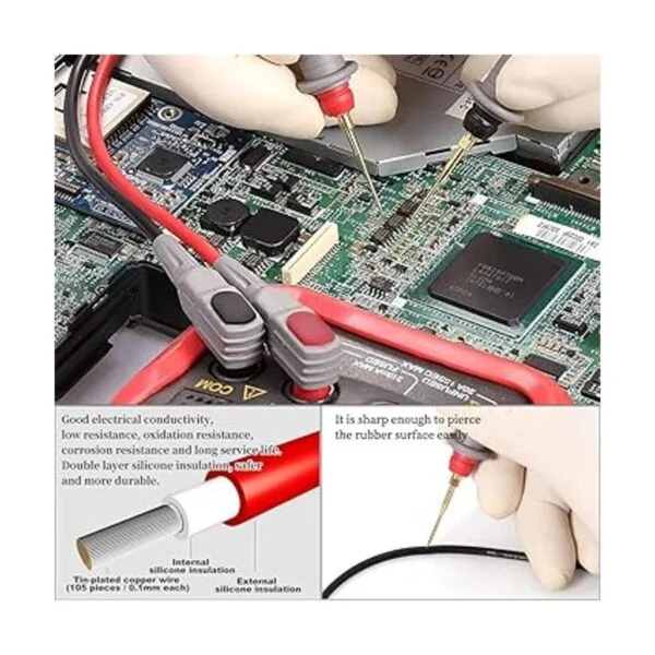 Bionso Kit de cables de multímetro de 25 piezas juego de_3