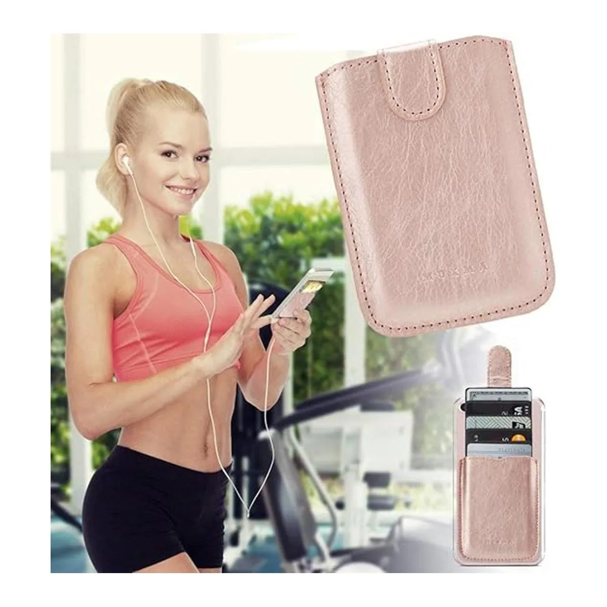 Soporte para tarjetas de teléfono funda de bloqueo RFID_4