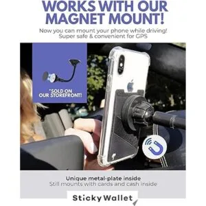 The StickyWallet Tarjetero adhesivo de elastano prémium_6