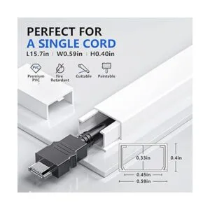Embellecedor para cable para un solo cable cubierta de_2