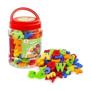 Coogam Letras magnéticas de números del alfabeto imanes_1