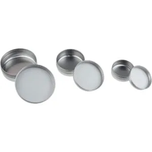 LJY 36 piezas redondas de latas de aluminio con tapa de_3