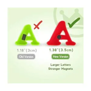 Coogam Letras magnéticas de números del alfabeto imanes_3