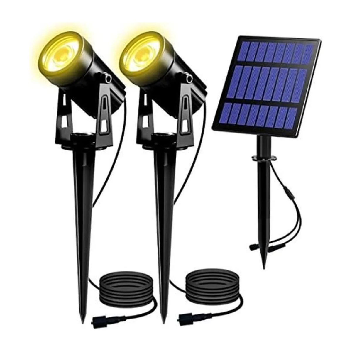 TSUN Focos solares de 2 W luz LED de paisaje para_1