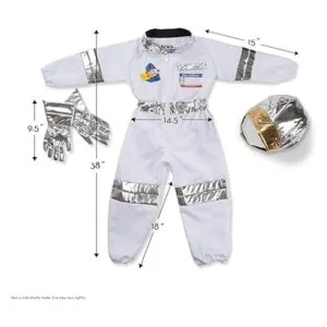 Melissa Doug Conjunto de disfraz de astronauta de juego_4