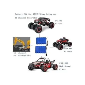 Blomiky Paquete de 2 baterías recargables NiCD AA de 6.0 V_5