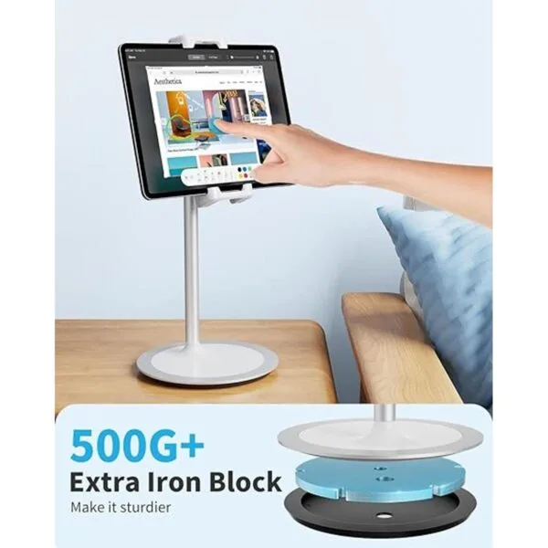 SAIJI Soporte para tableta altura ajustable rotación de_4