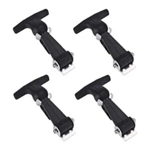 Creatyi Juego de 4 cierres de goma flexibles con mango en_1