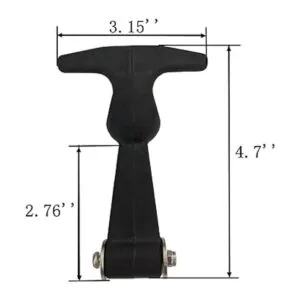 Creatyi Juego de 4 cierres de goma flexibles con mango en_2