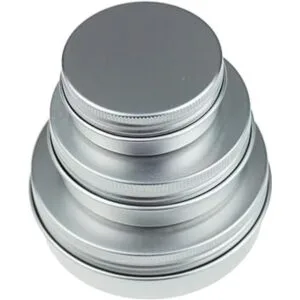 LJY 36 piezas redondas de latas de aluminio con tapa de_2