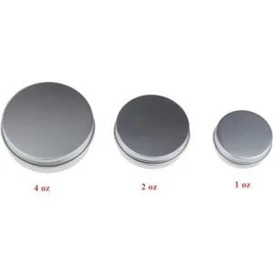 LJY 36 piezas redondas de latas de aluminio con tapa de_4