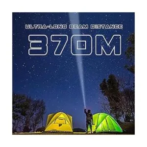 GOODSMANN Proyector recargable impermeable linterna LED de_3