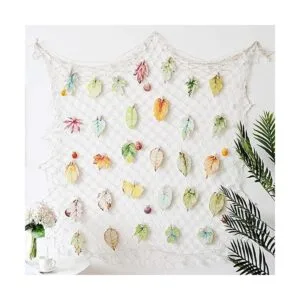 OJYUDD Decoración de red de pesca decoración de_4