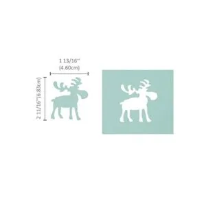 Bira Punzón para manualidades 3.0 in diseño de alces y_2