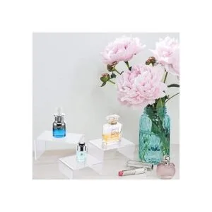 Chuangdi Juego de 2 estantes de acrílico transparente_5