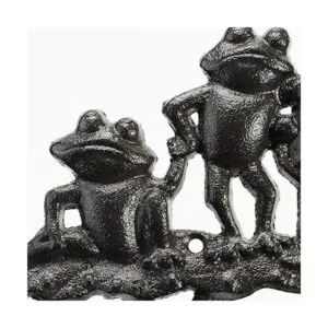 Sungmor Colgador de pared de hierro fundido con 5 ganchos_5