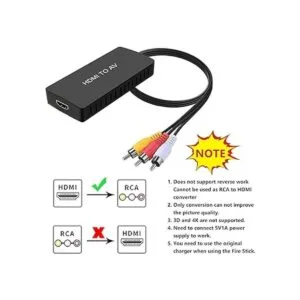 Dingsun Convertidor HDMI a RCA adaptador HDMI a AV_5