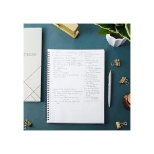 Paquete de 2 cuadernos de reunión encuadernados en espiral_2