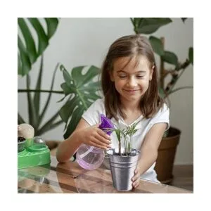 Houseables Cubos galvanizados cubo de metal 4.5 pulgadas_6