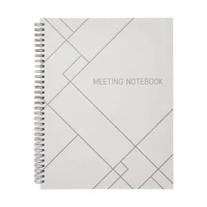 Paquete de 2 cuadernos de reunión encuadernados en espiral_4