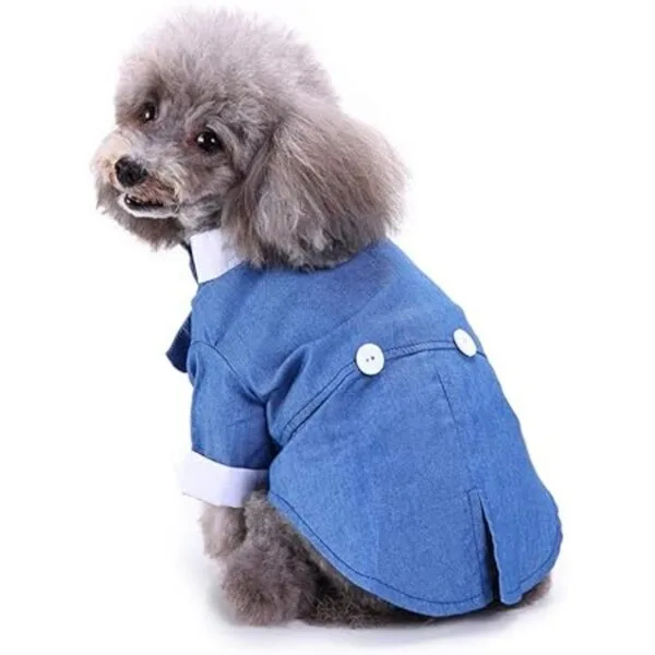 GabeFish Chaquetas de boda negras para perros con pajarita_4
