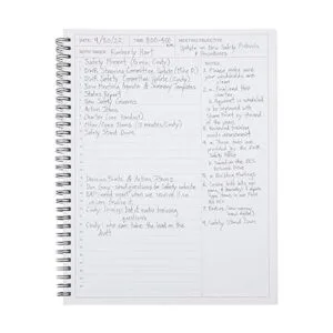 Paquete de 2 cuadernos de reunión encuadernados en espiral_3