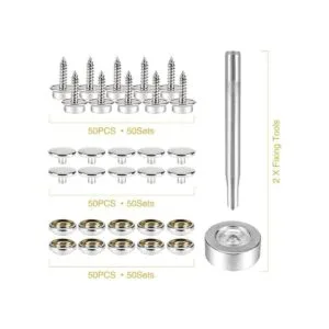 CENOZ Kit de herramientas de 150 piezas de lona a presión_4